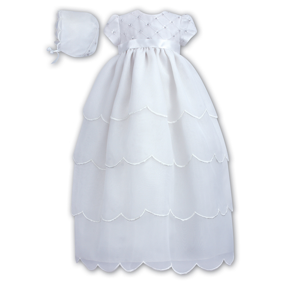 Sarah Louise Christening Robe & Bonnet - 186